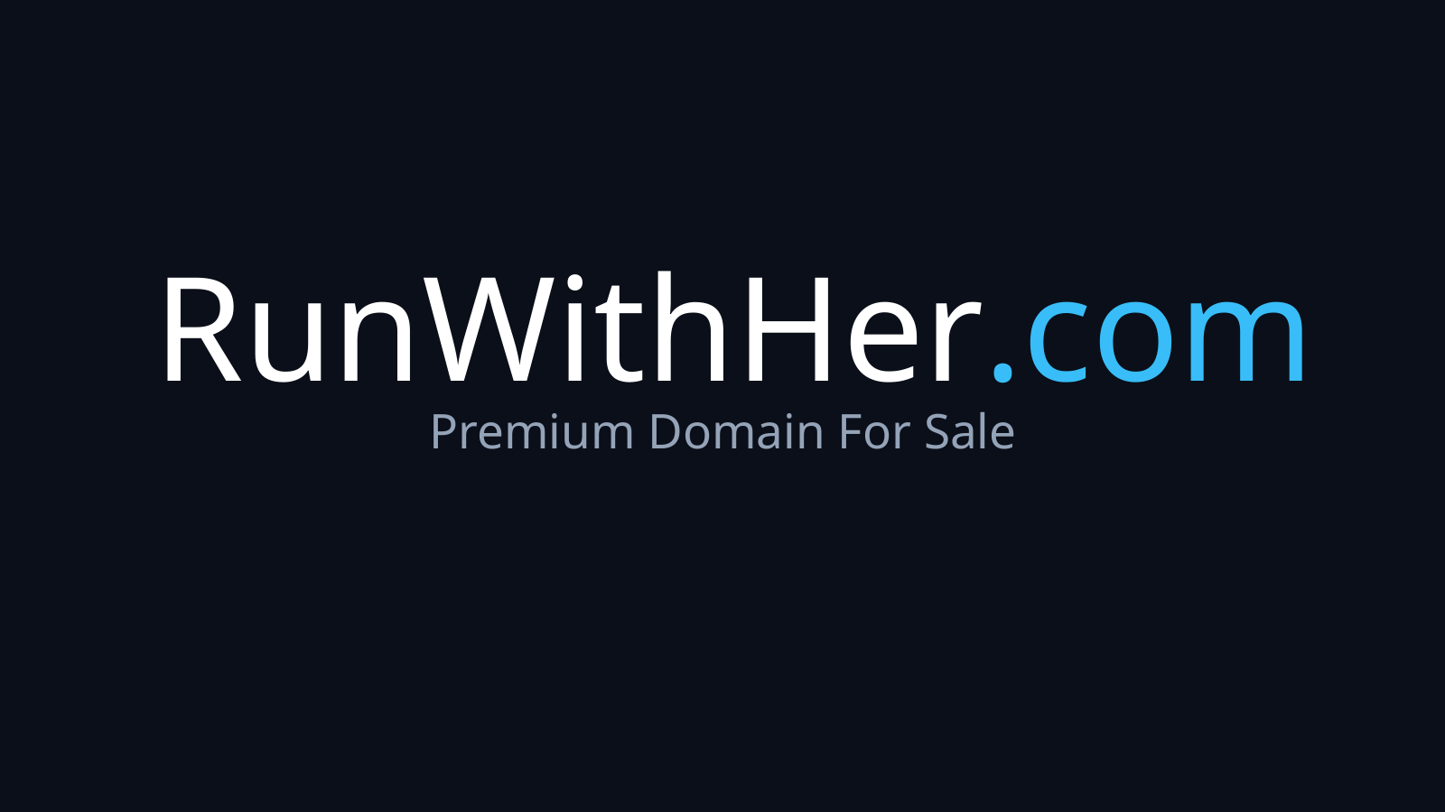 RunWithHer.com logo