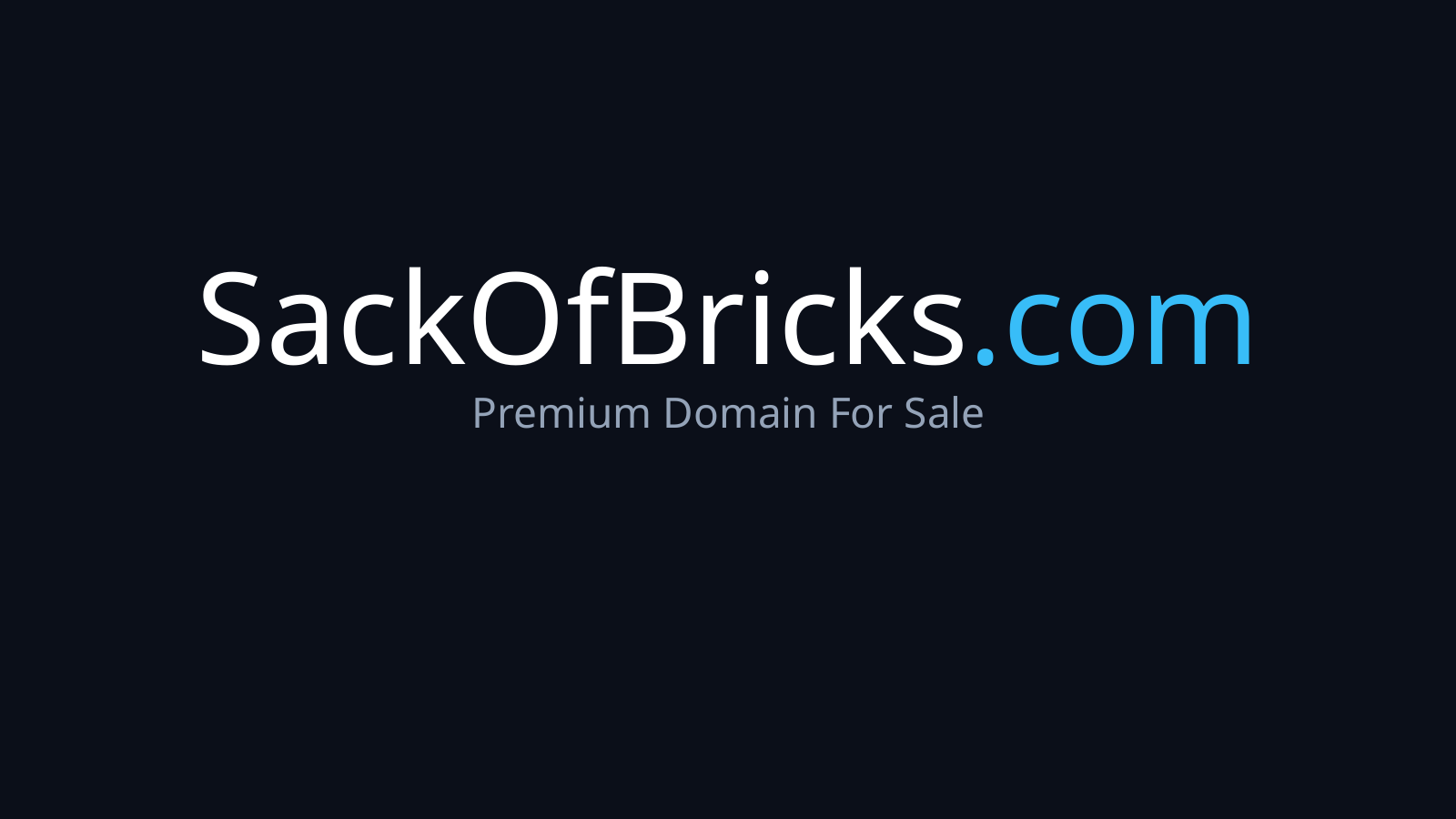 SackOfBricks.com logo