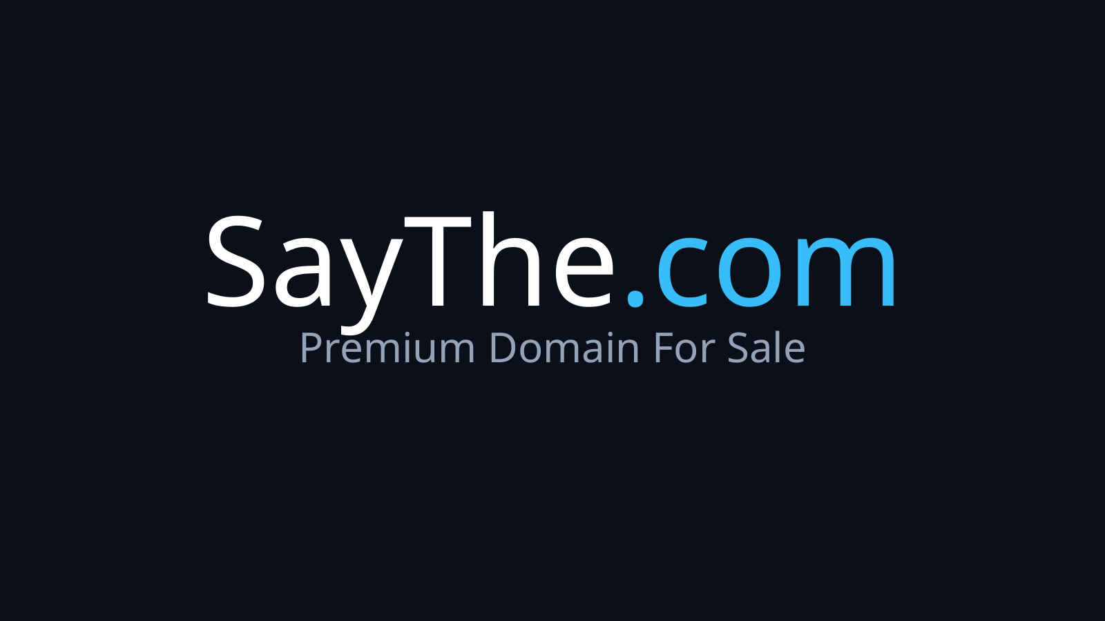 SayThe.com logo