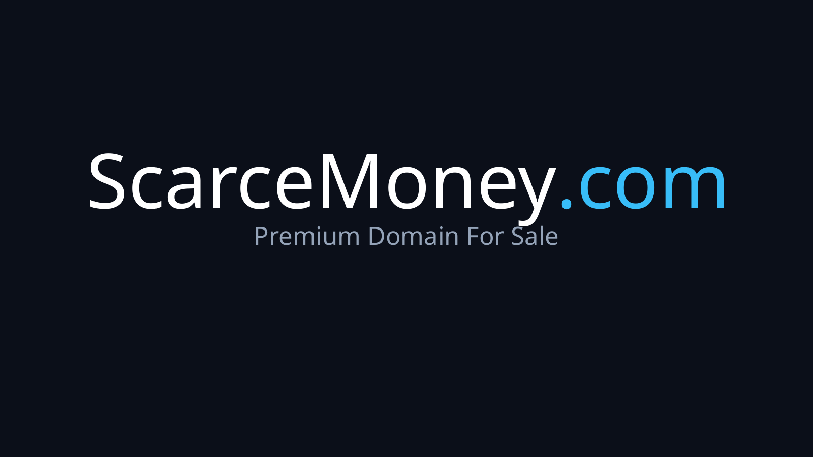 ScarceMoney.com logo