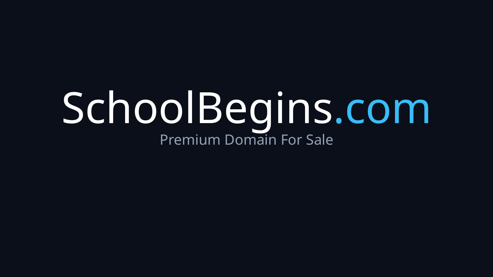 SchoolBegins.com logo