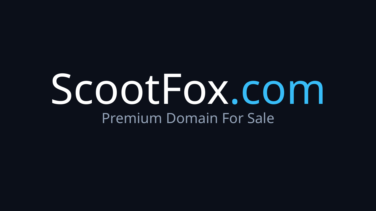 ScootFox.com logo