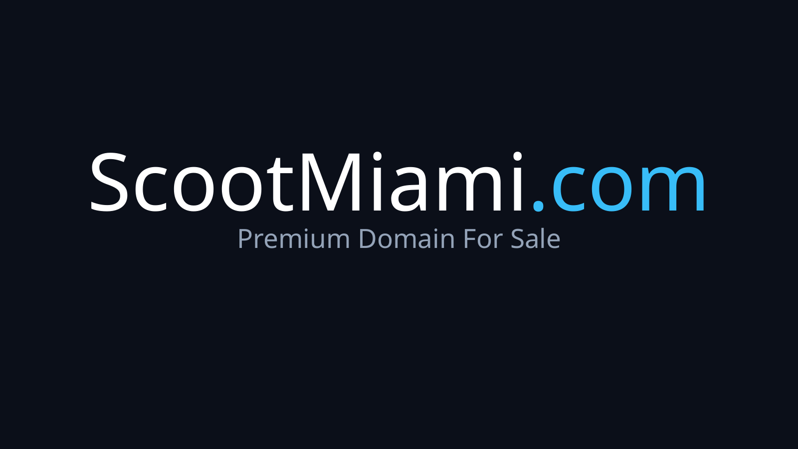 ScootMiami.com logo