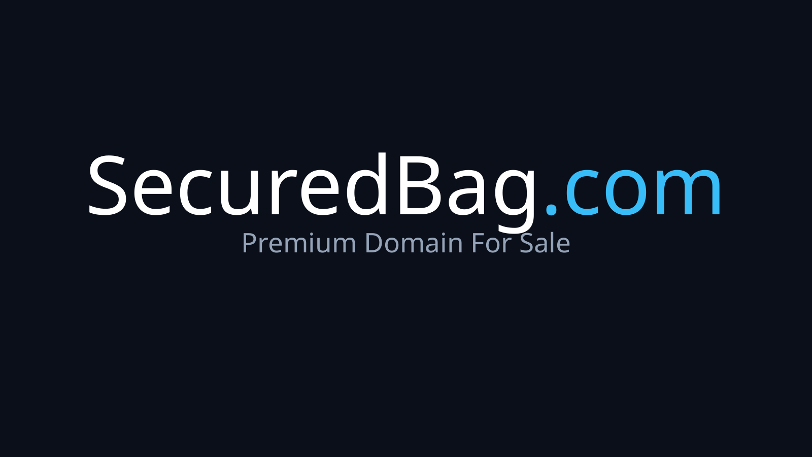SecuredBag.com logo