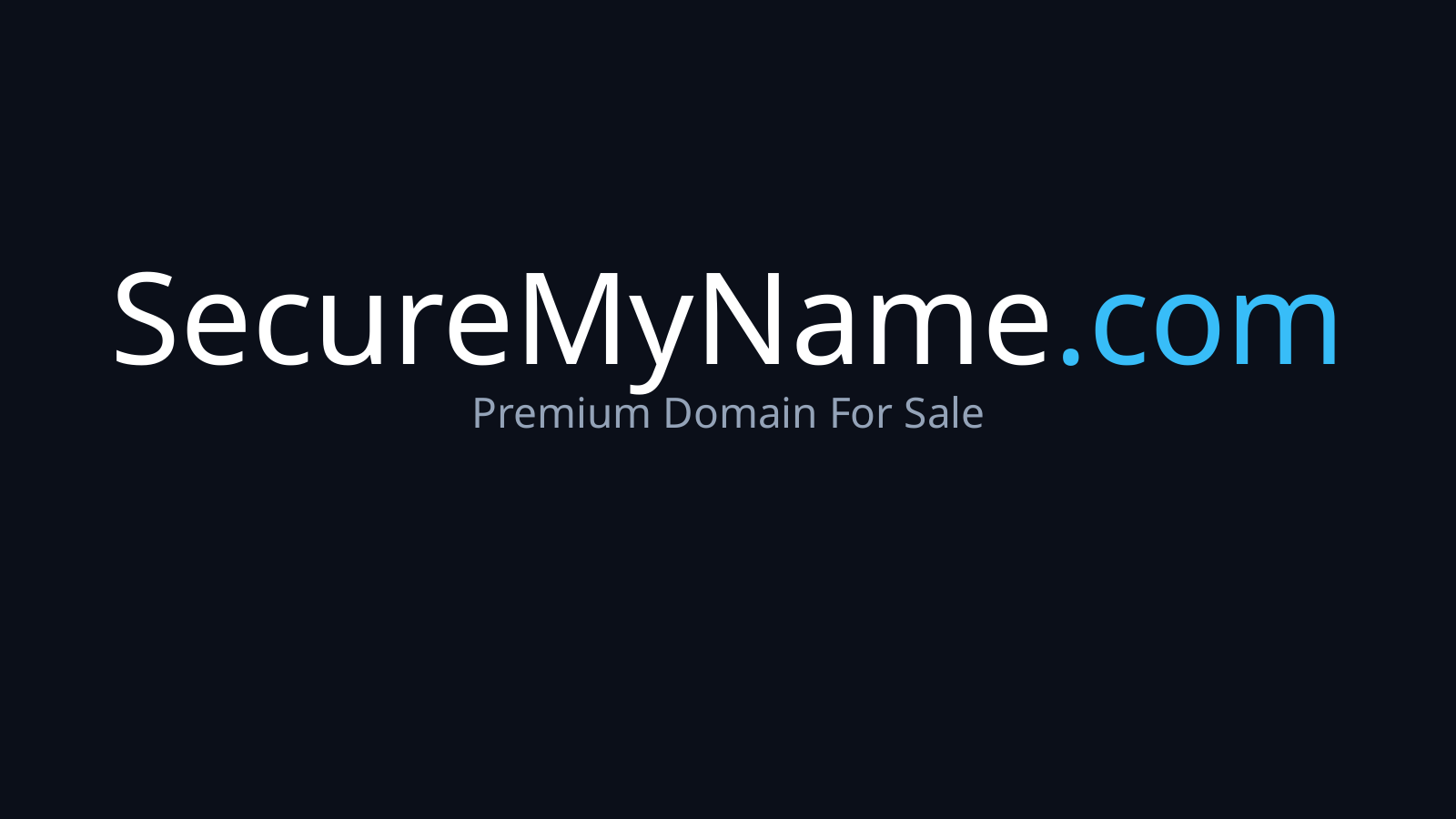 SecureMyName.com logo