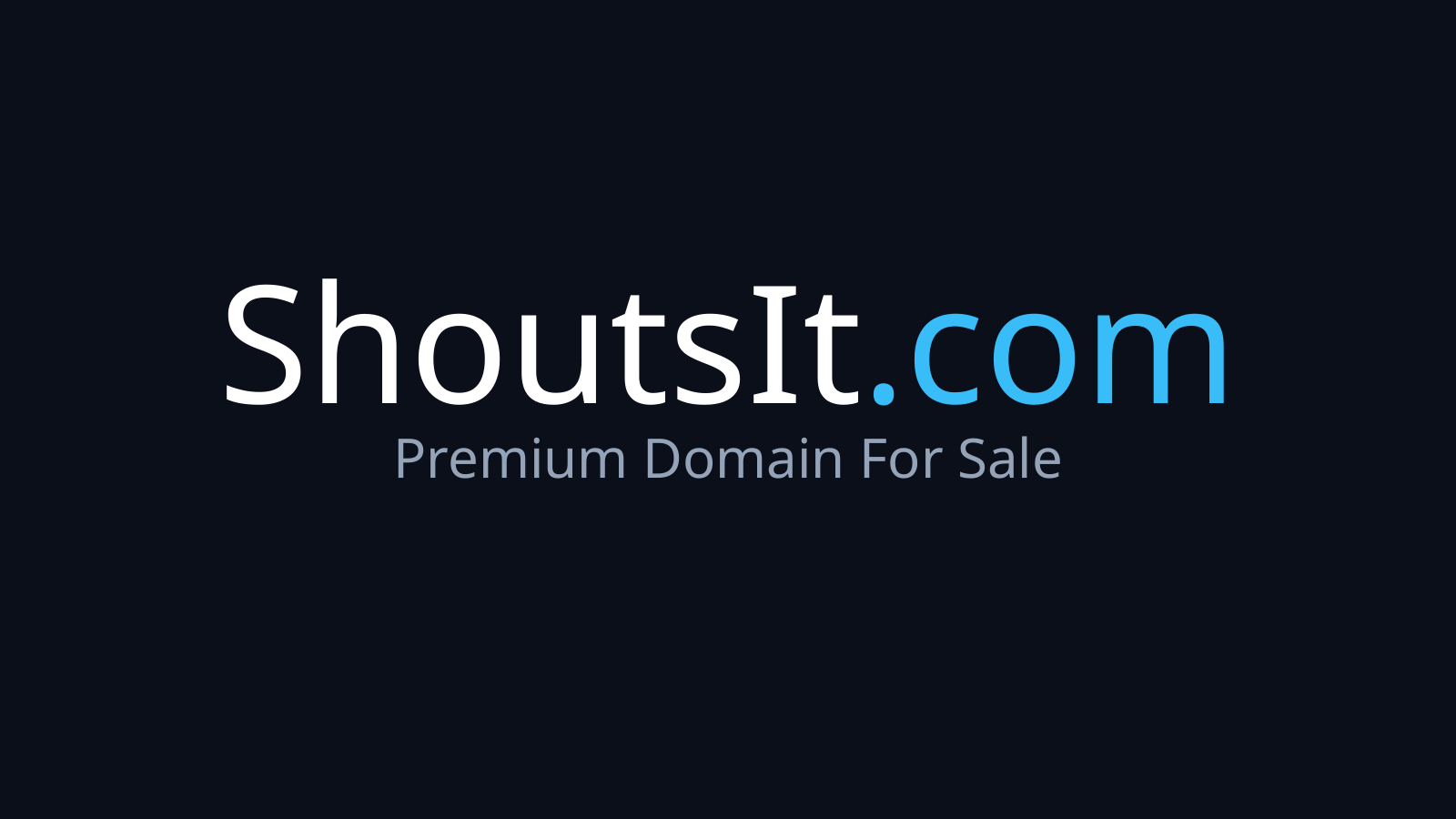 ShoutsIt.com logo