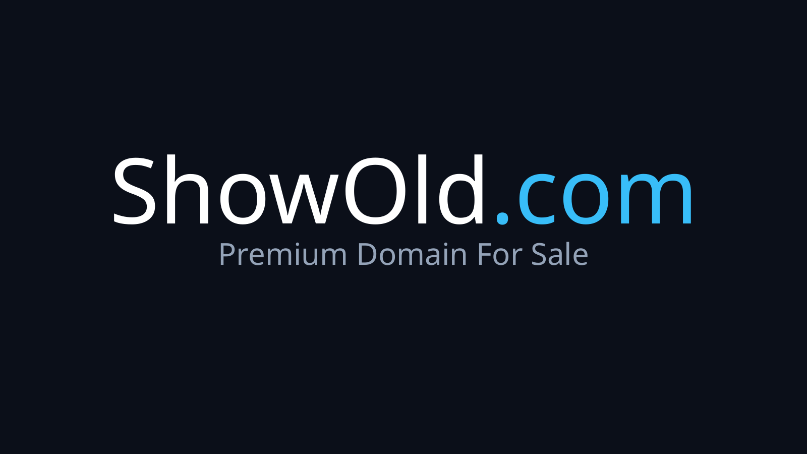 ShowOld.com logo