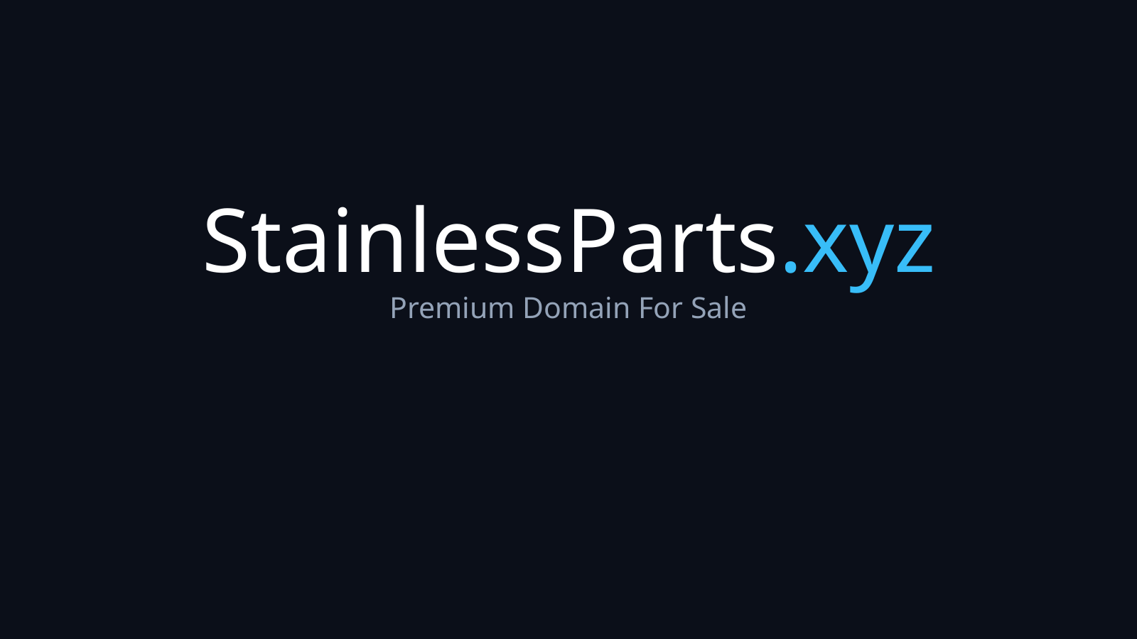 StainlessParts.xyz logo