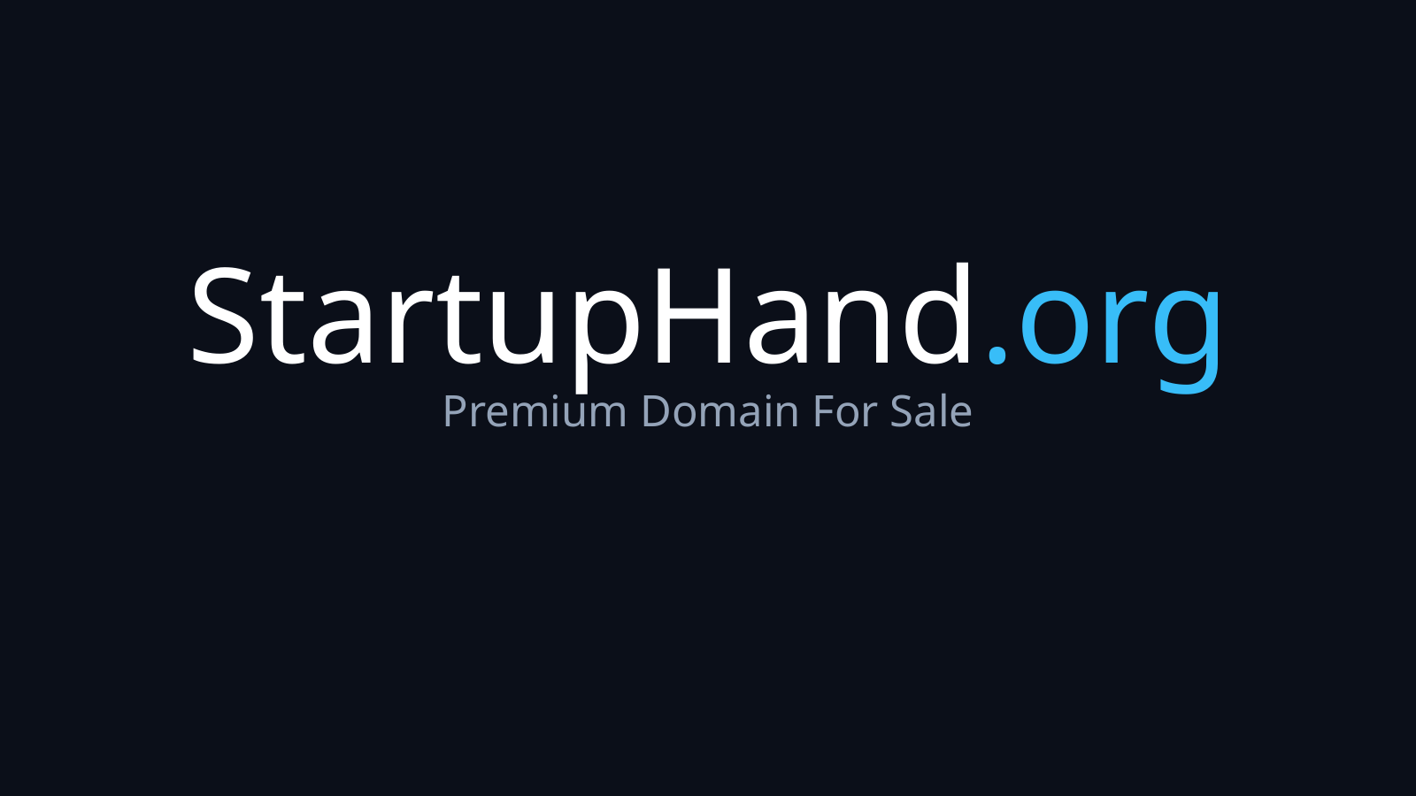 StartupHand.org logo