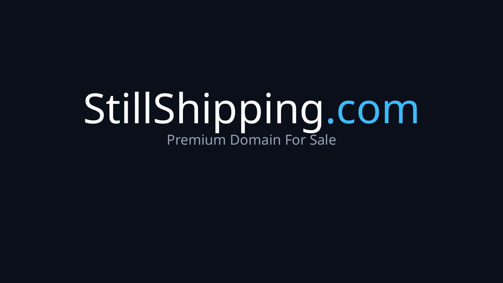 StillShipping.com logo