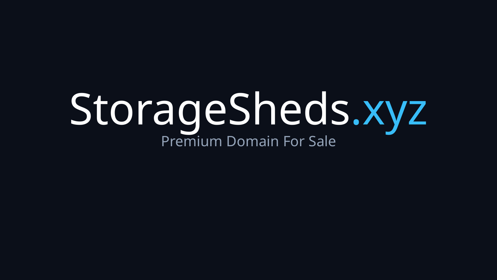 StorageSheds.xyz logo