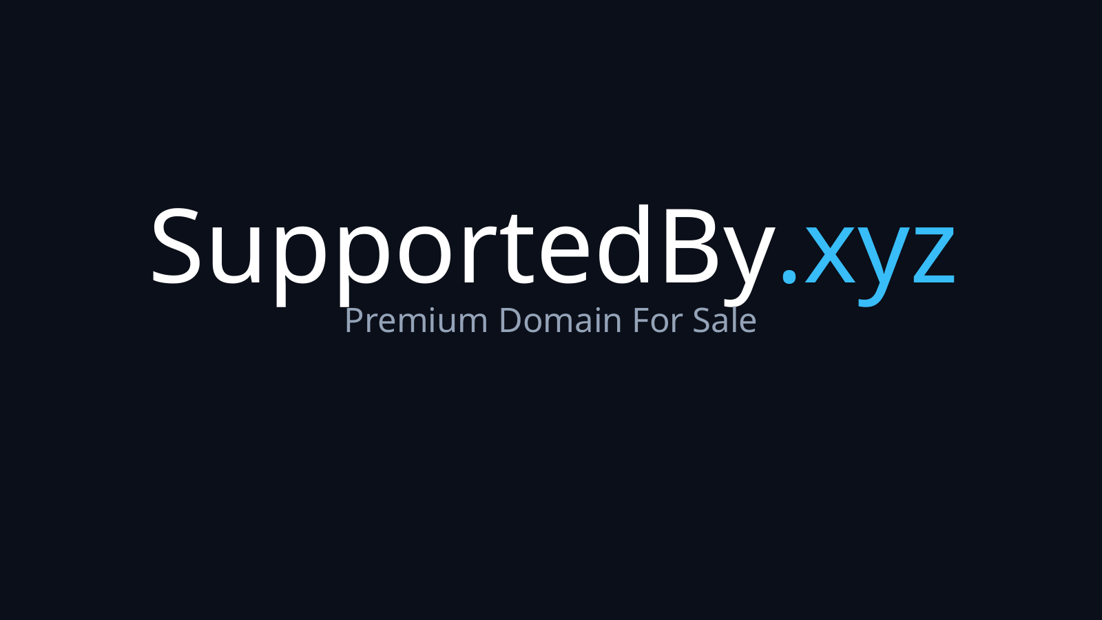 SupportedBy.xyz logo