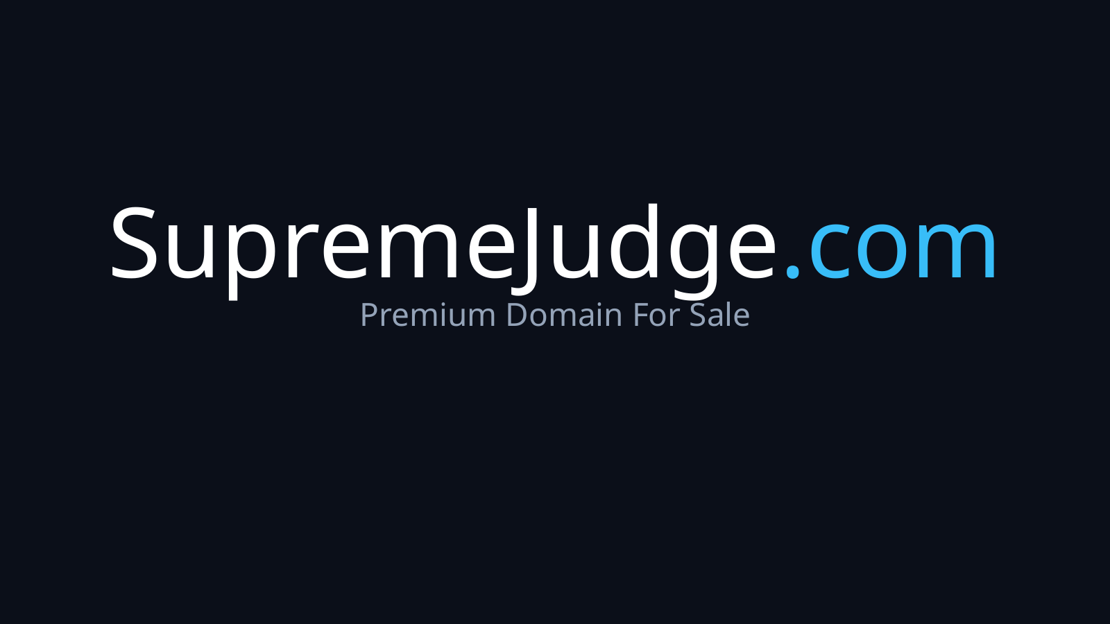 SupremeJudge.com logo