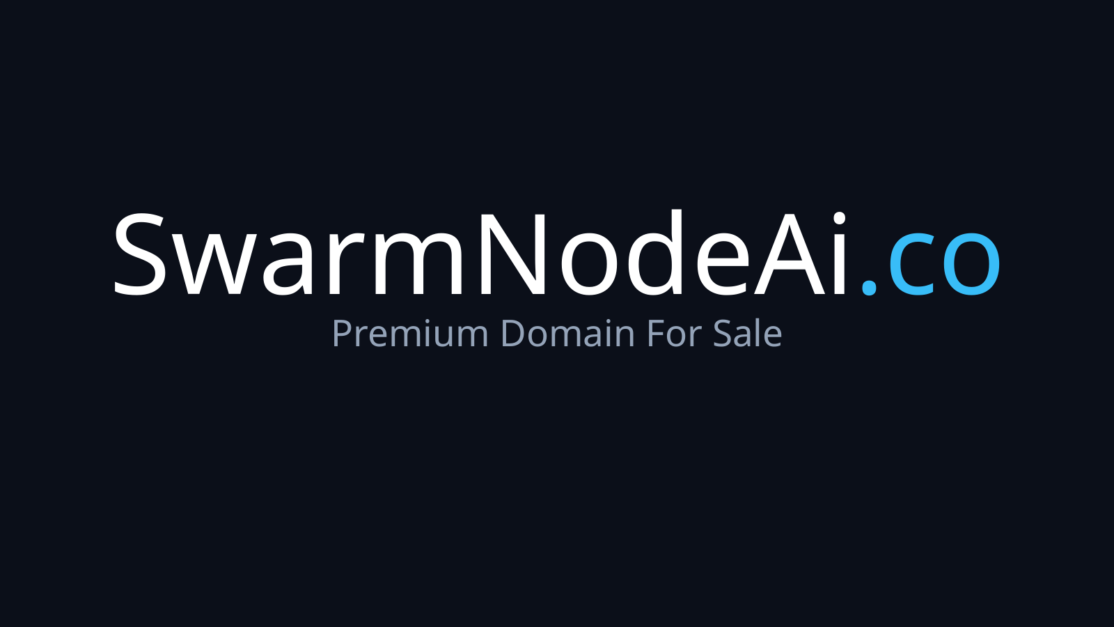 SwarmNodeAi.co logo