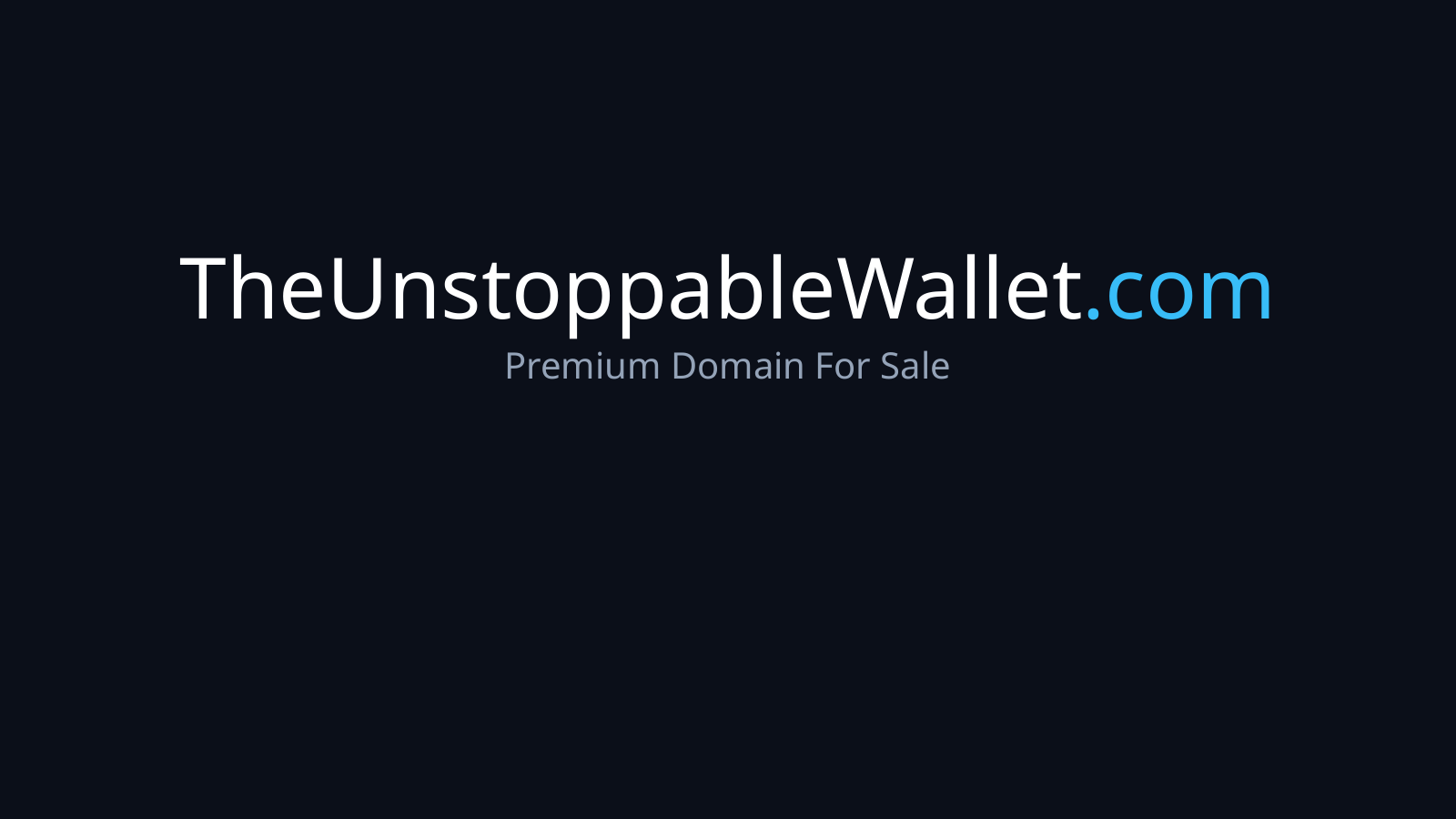 TheUnstoppableWallet.com logo