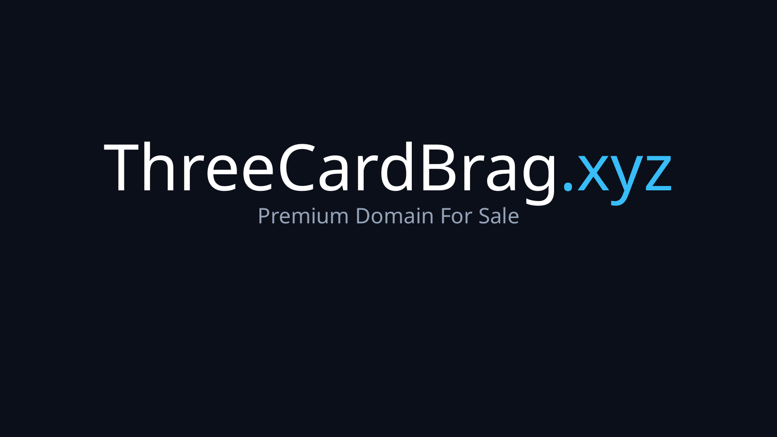 ThreeCardBrag.xyz logo