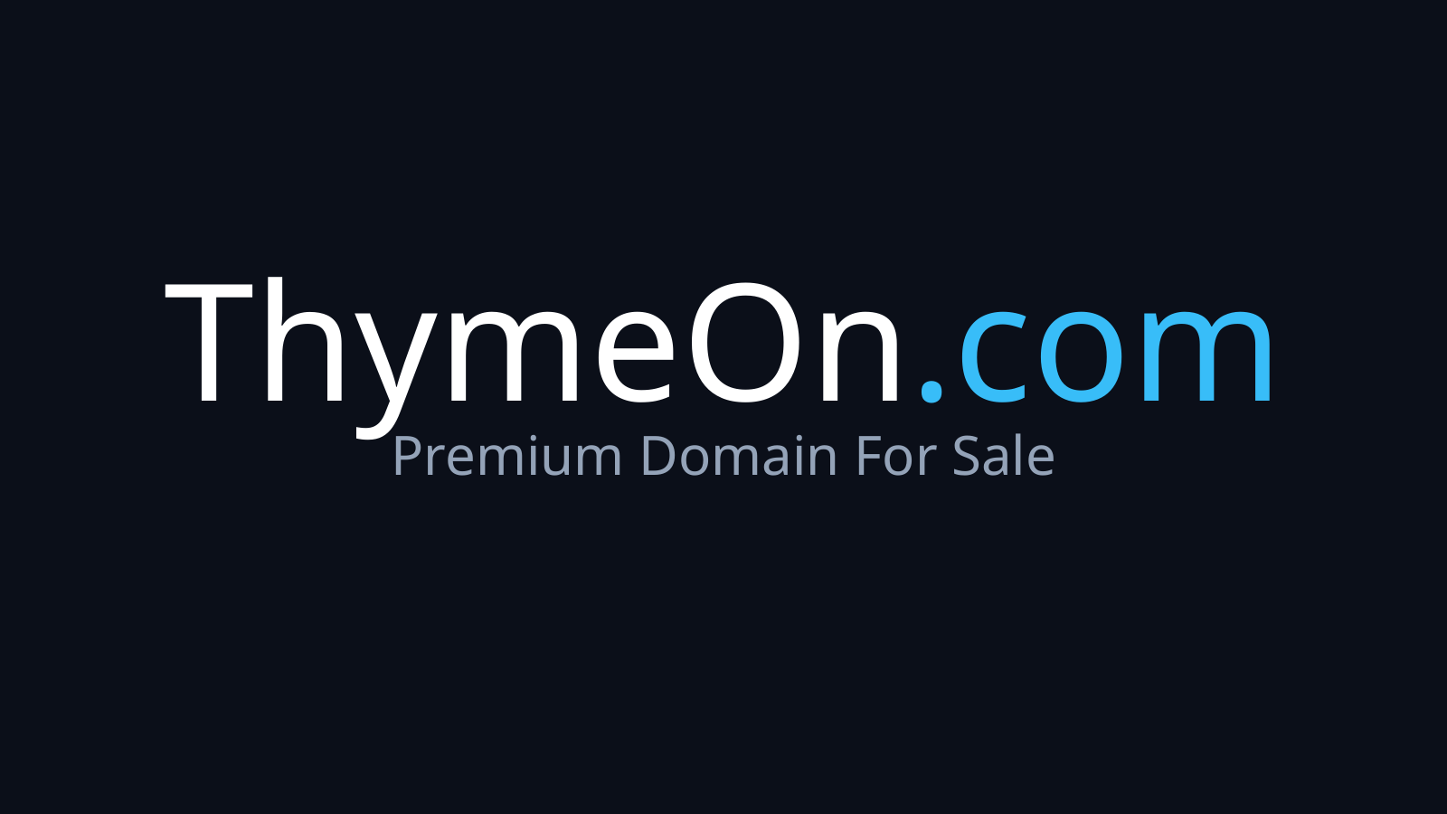 ThymeOn.com logo