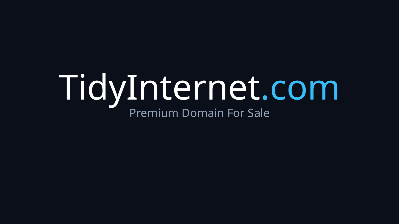 TidyInternet.com logo