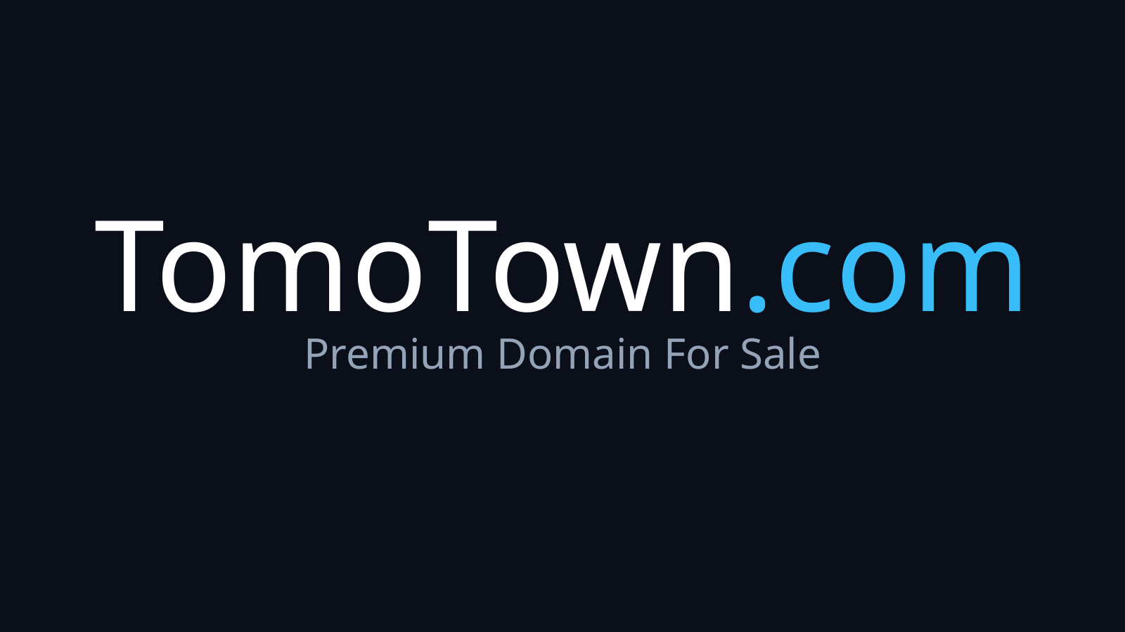 TomoTown.com logo