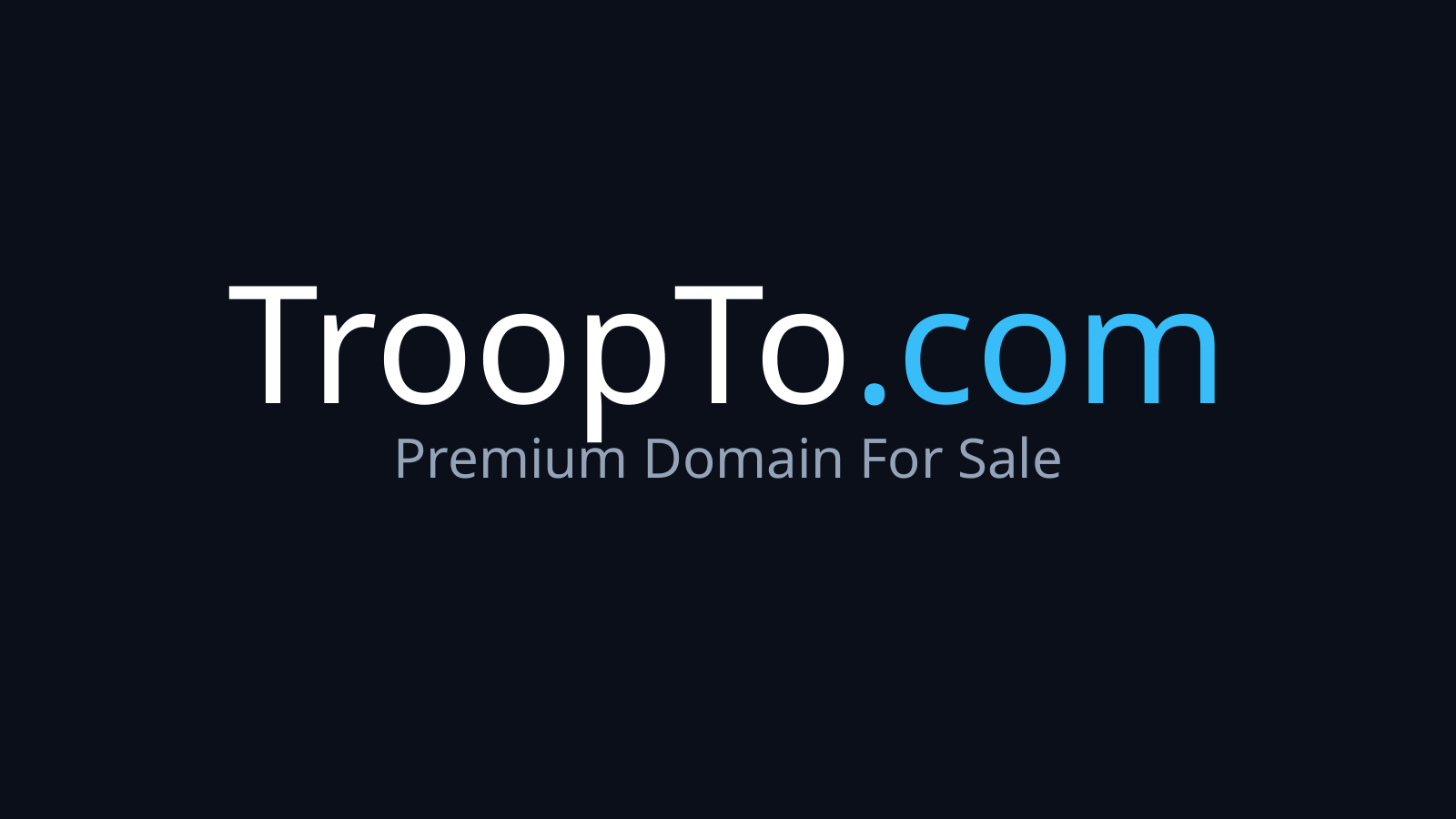 TroopTo.com logo