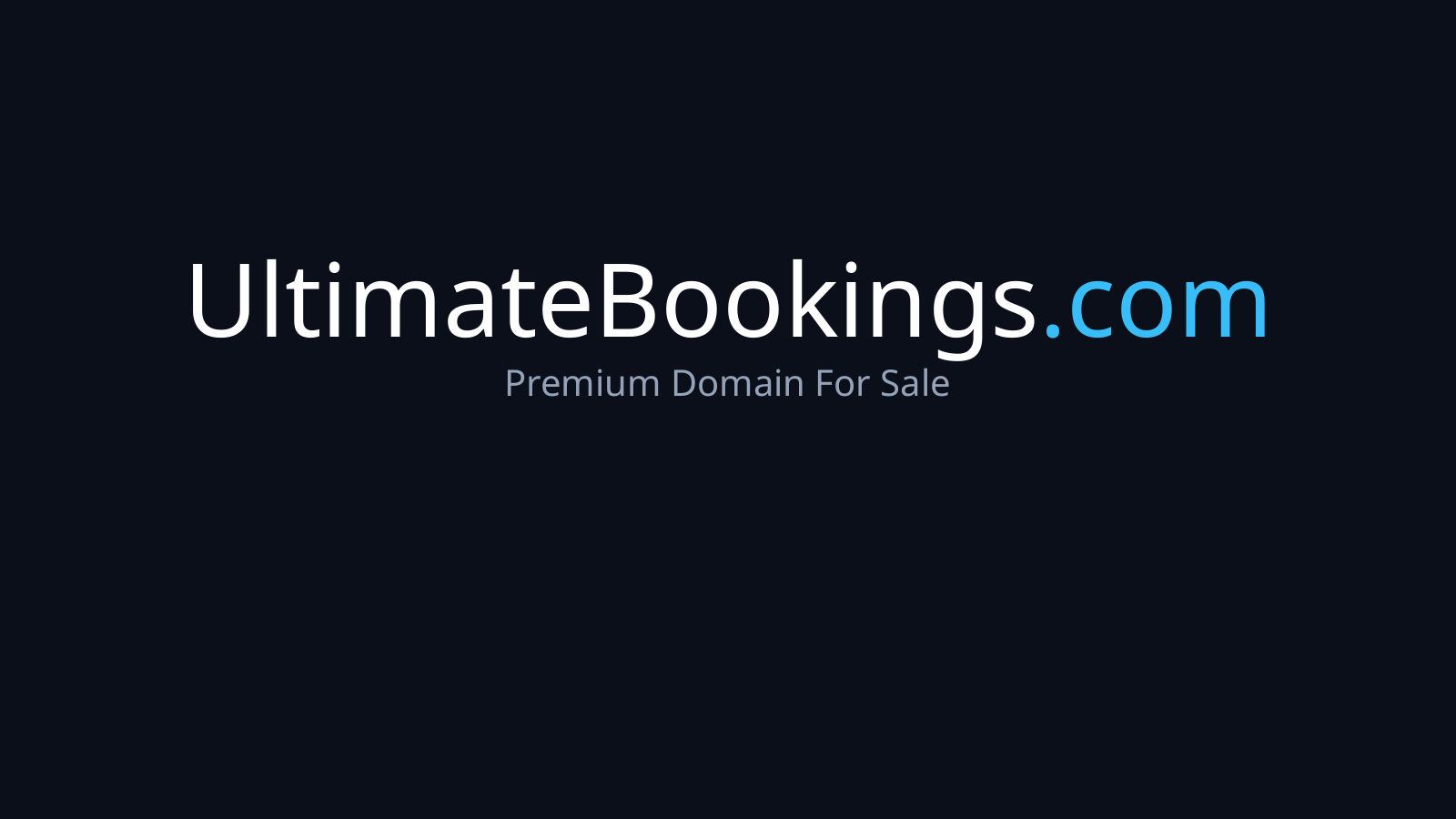 UltimateBookings.com logo