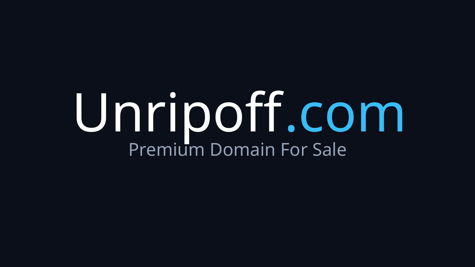 Unripoff.com logo