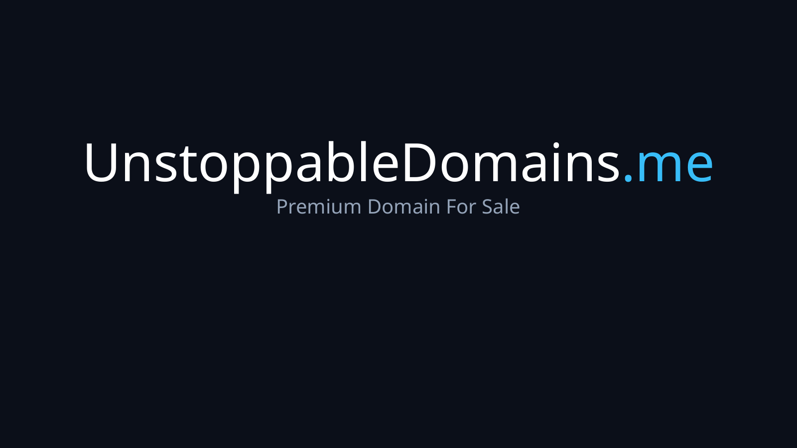 UnstoppableDomains.me logo