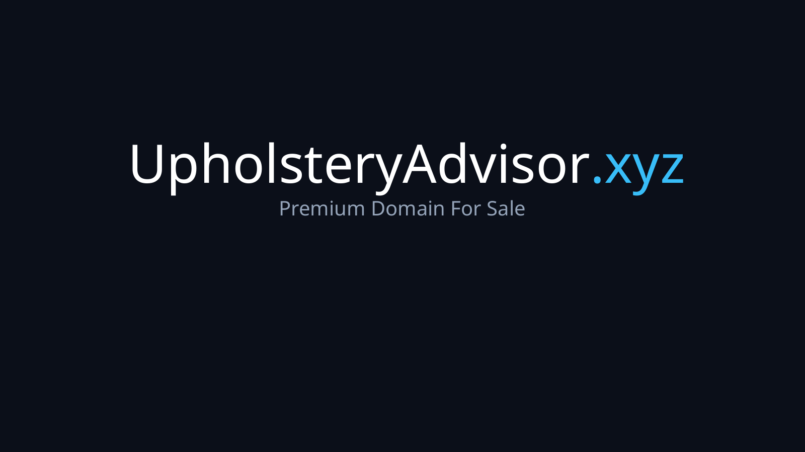Upholsteryadvisor.xyz logo