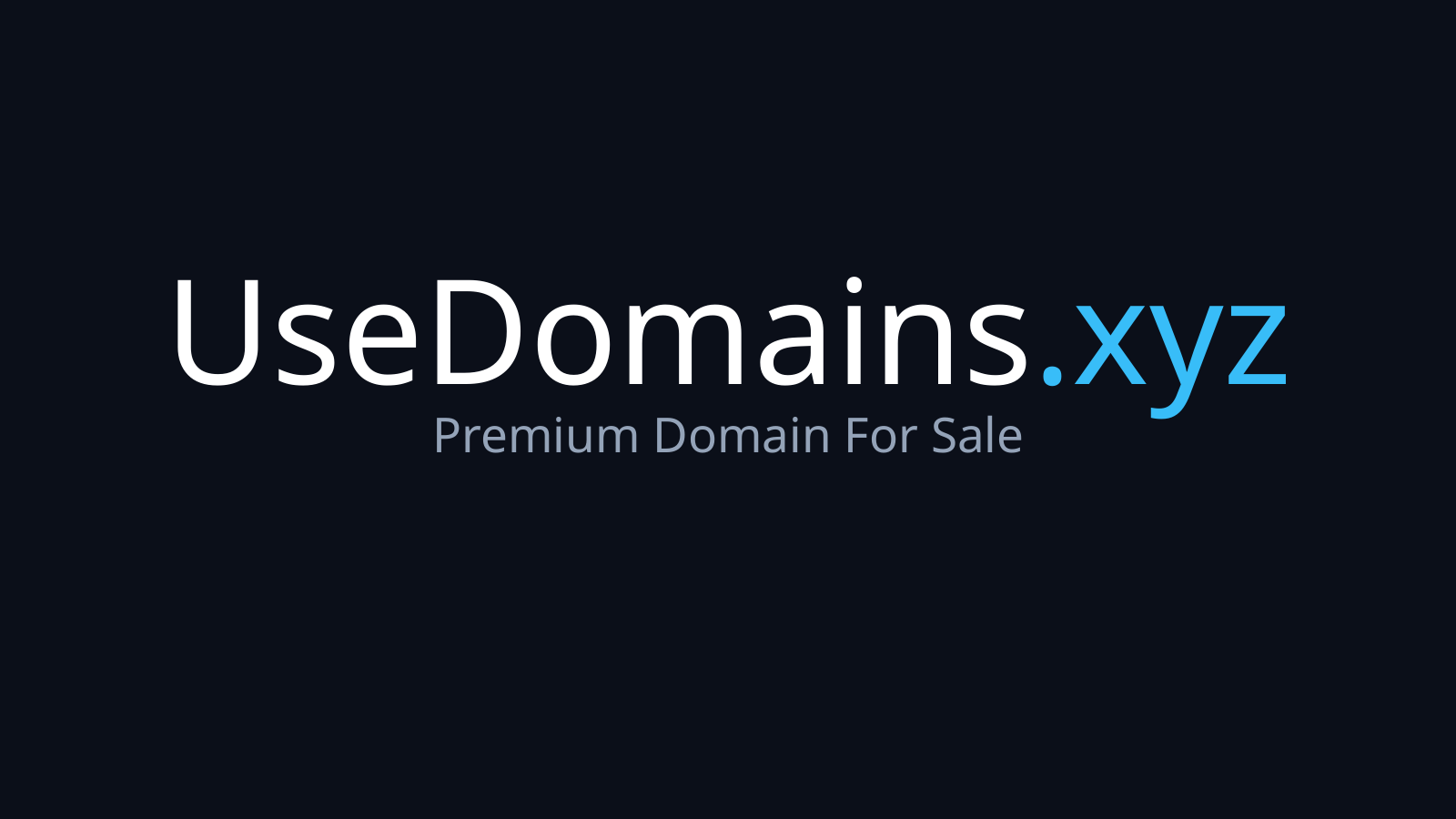UseDomains.xyz logo