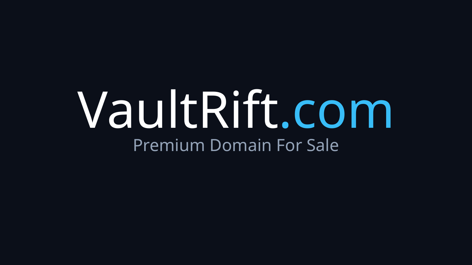 VaultRift.com logo