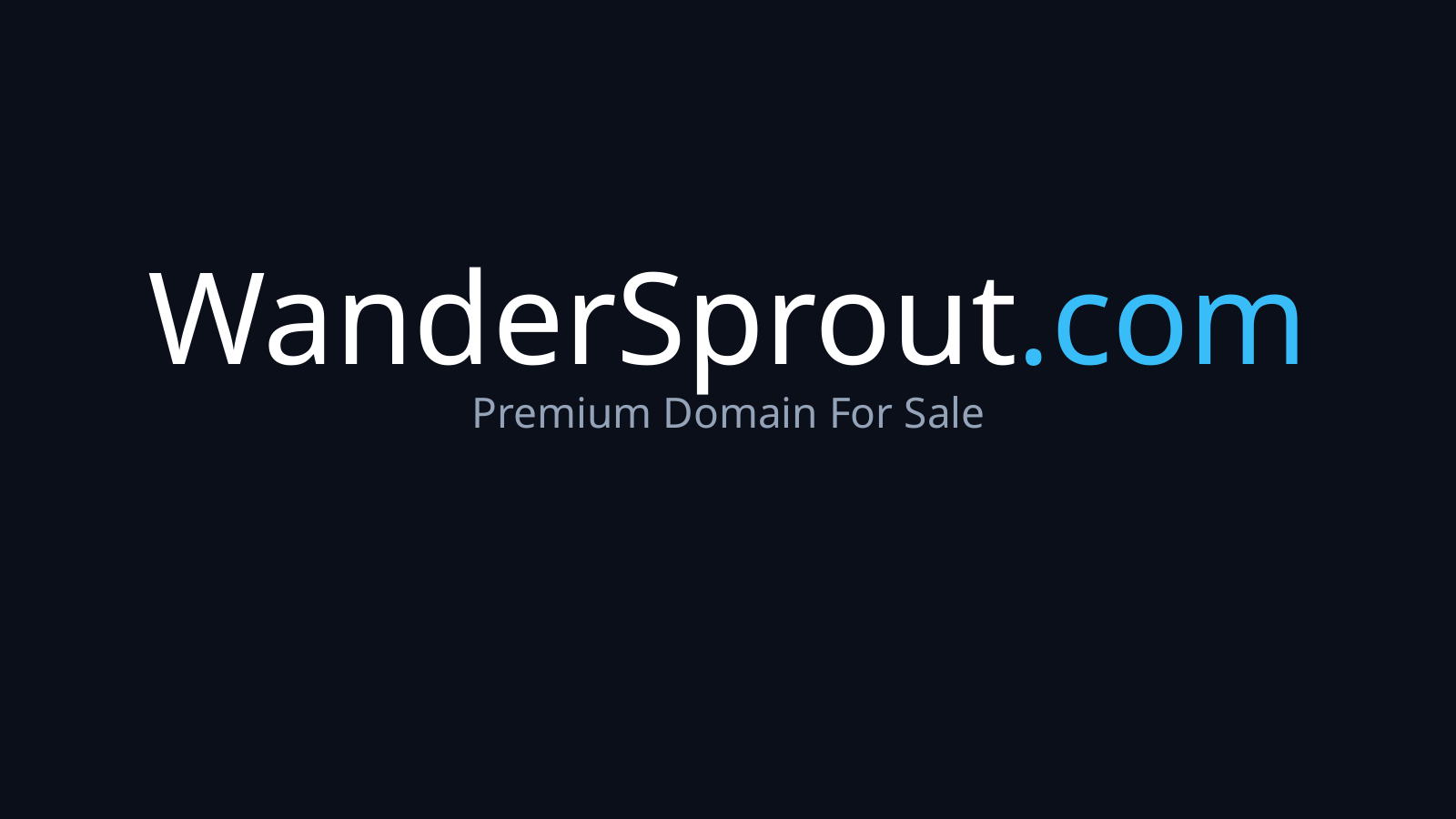WanderSprout.com logo