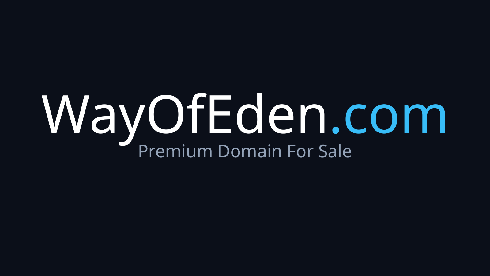 WayOfEden.com logo