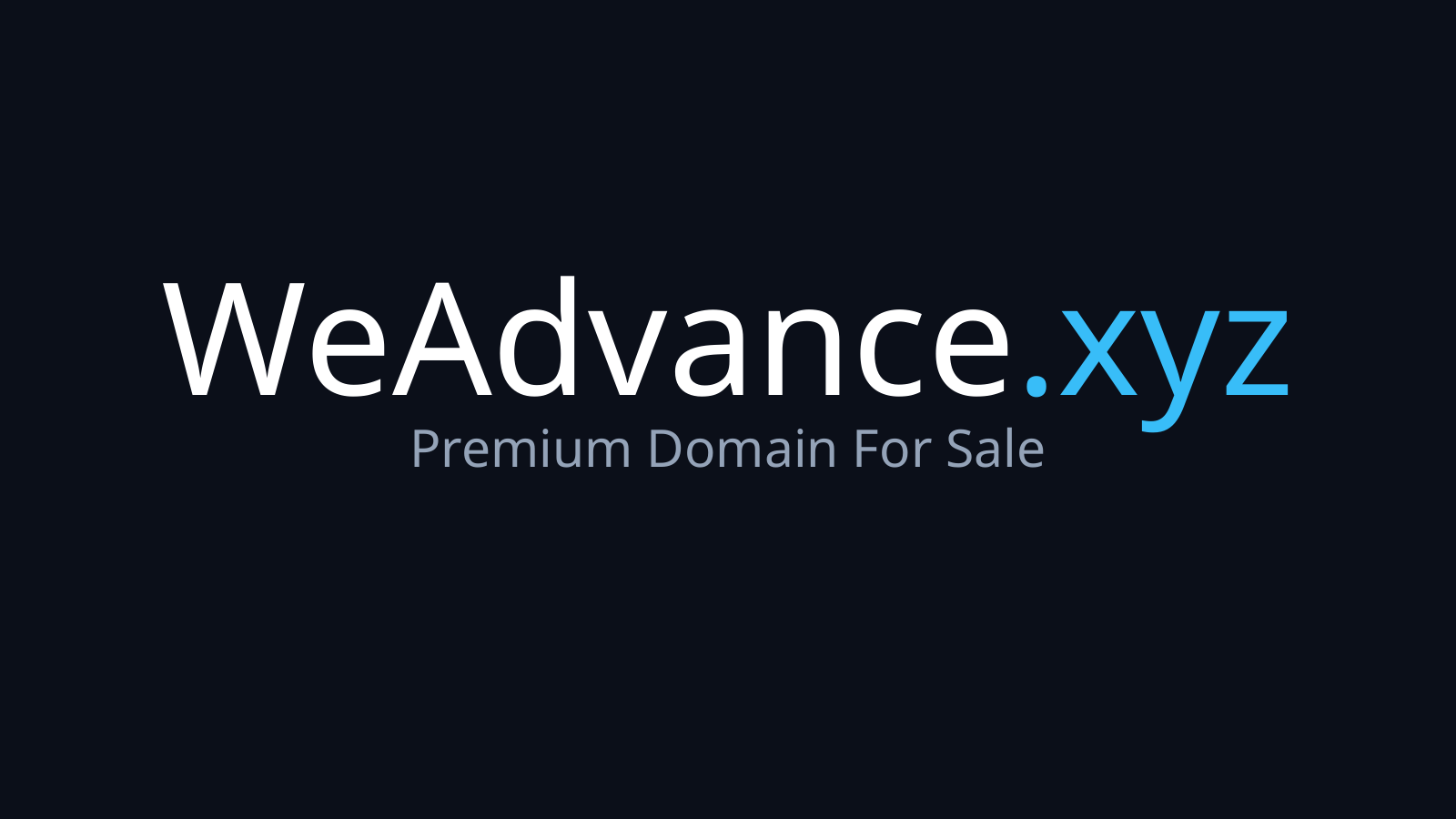 WeAdvance.xyz logo