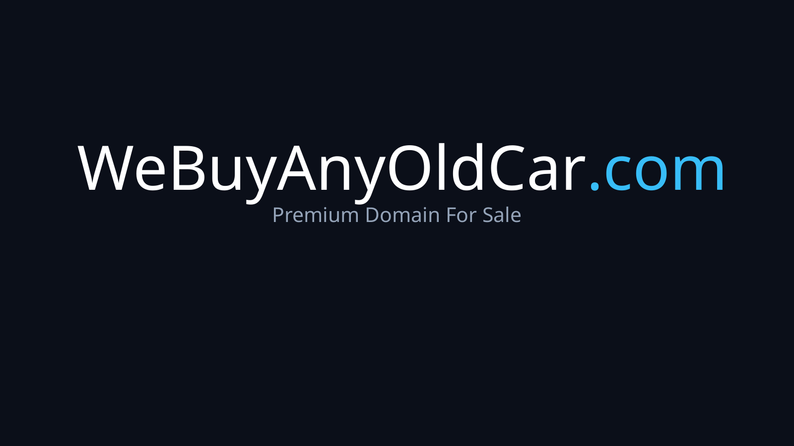 WeBuyAnyOldCar.com logo