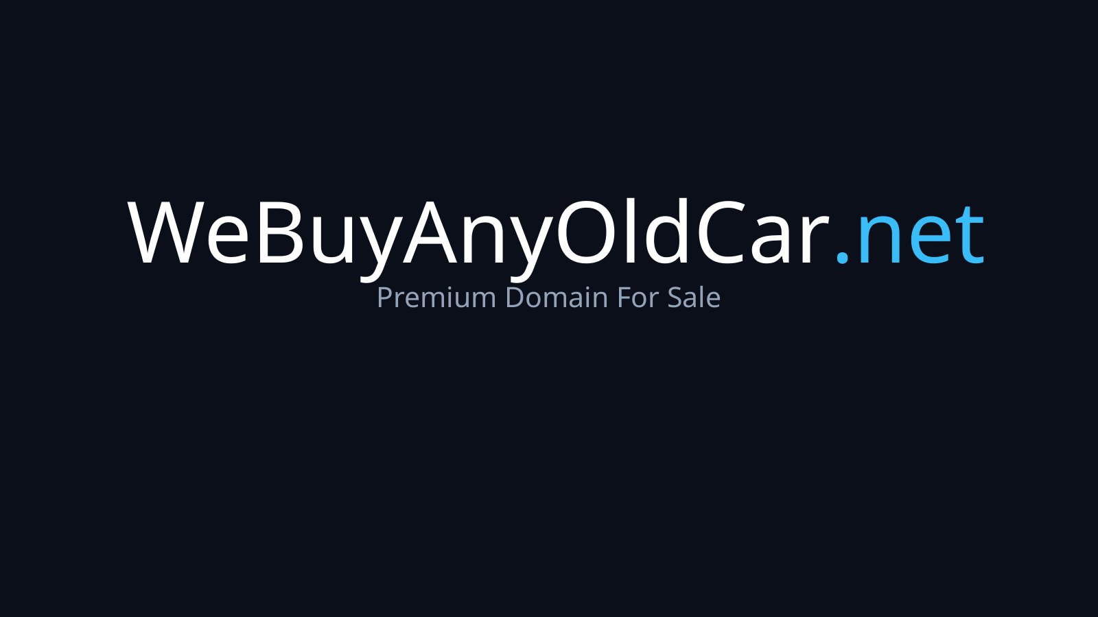WeBuyAnyOldCar.net logo
