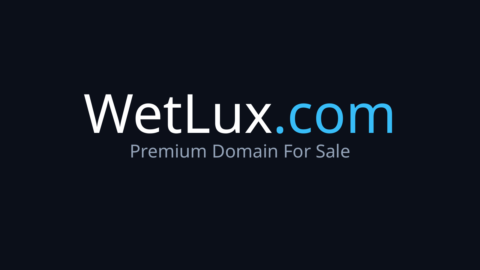 WetLux.com logo