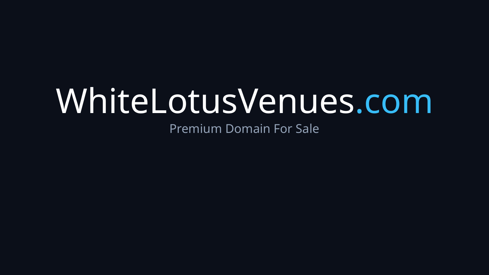 WhiteLotusVenues.com logo