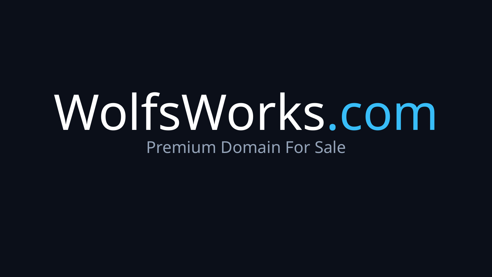 WolfsWorks.com logo