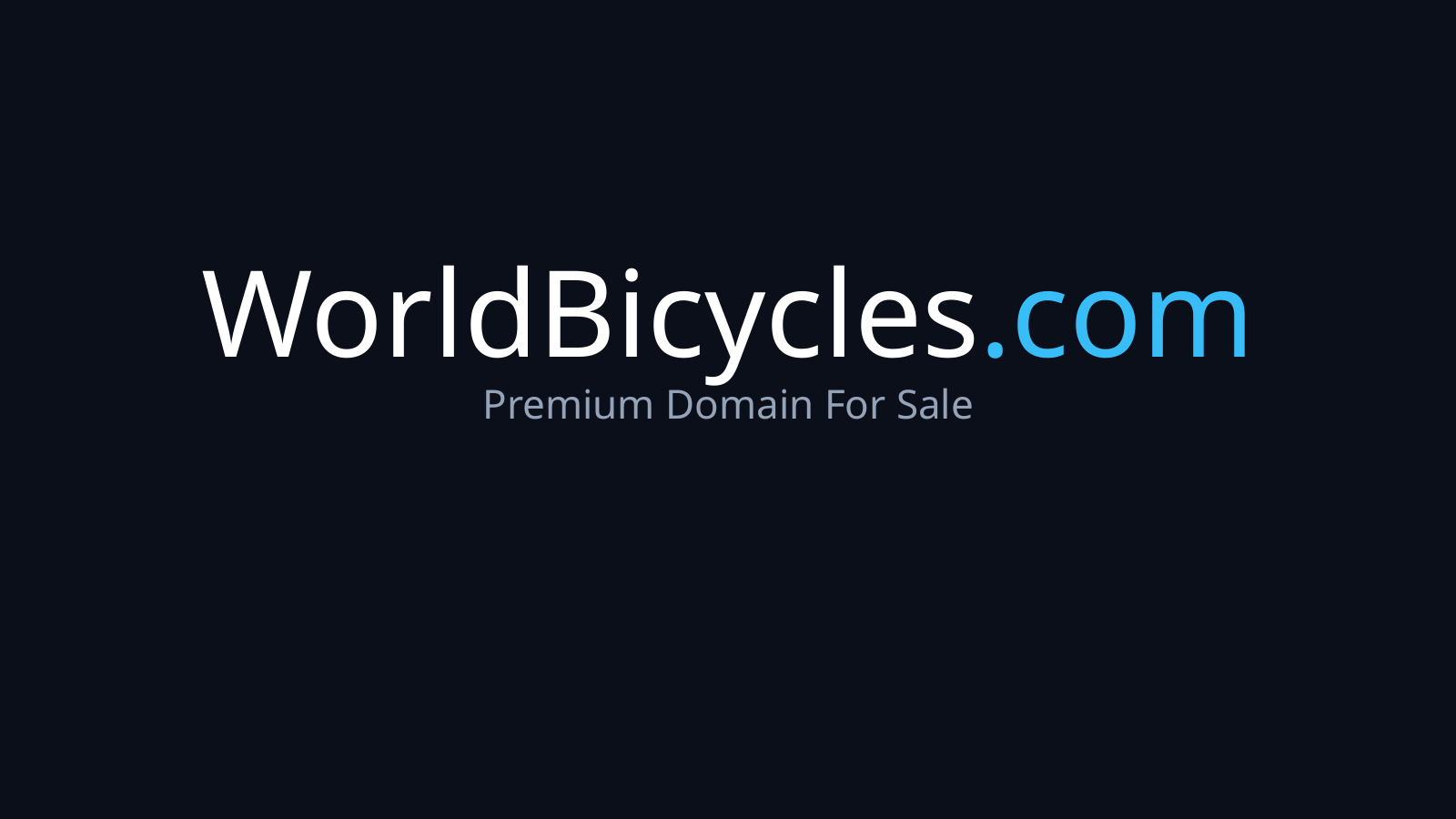 WorldBicycles.com logo